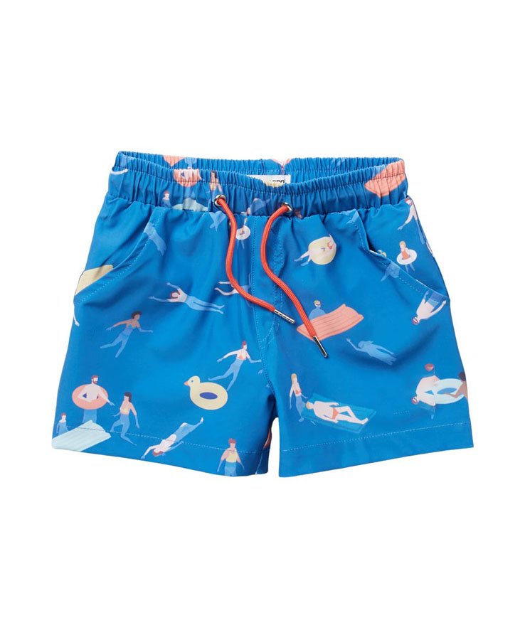 Cabana Boy Patterned Swim Shorts