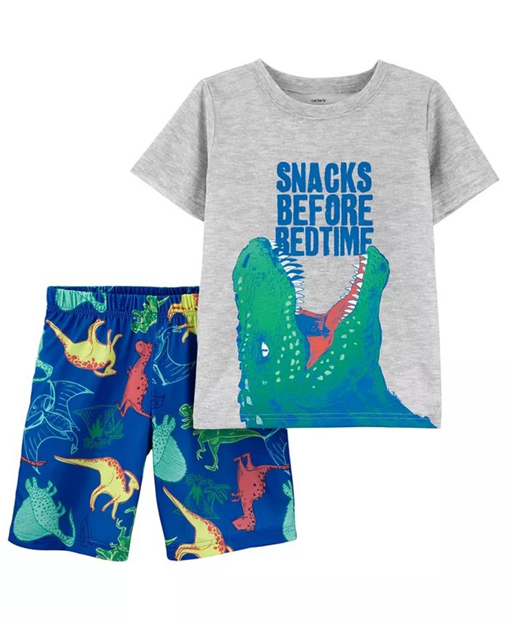 Dinosaur Snacks Pajamas Set