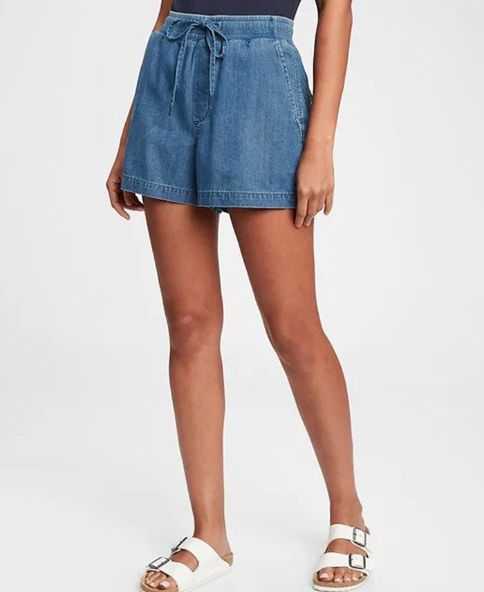 Pull-On Denim Shorts - Al-Haseeb Apparels