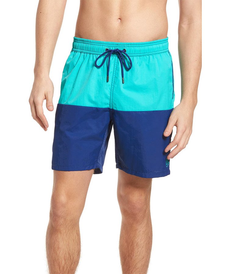 Colorblock Swim Trunks