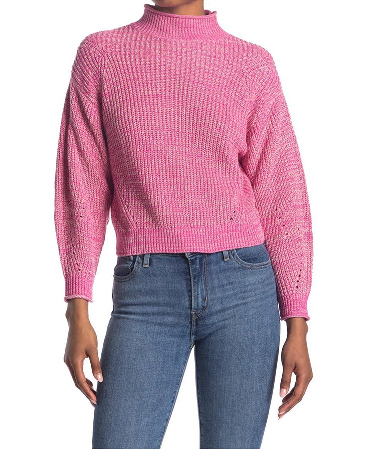 Easy Stitch Ribbed Knit Mock Neck Sweater - Al-Haseeb Apparels