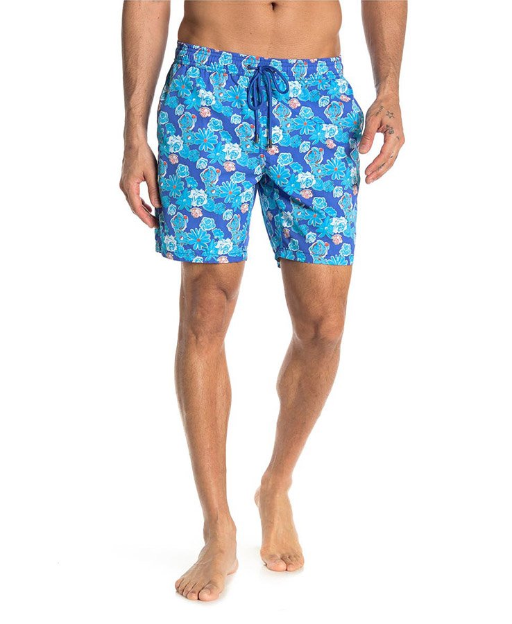 Floral Print Drawstring Swim Shorts - Al-Haseeb Apparels