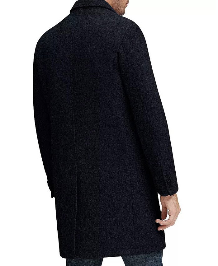 Cunningham Stretch Wool Top Coat